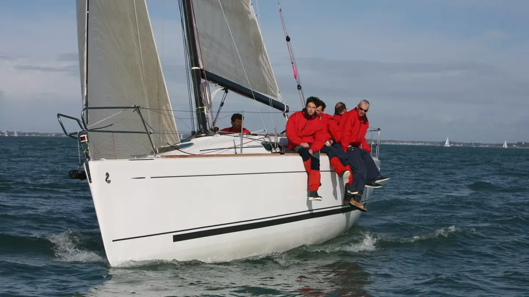 FIRST 34.7 sailing