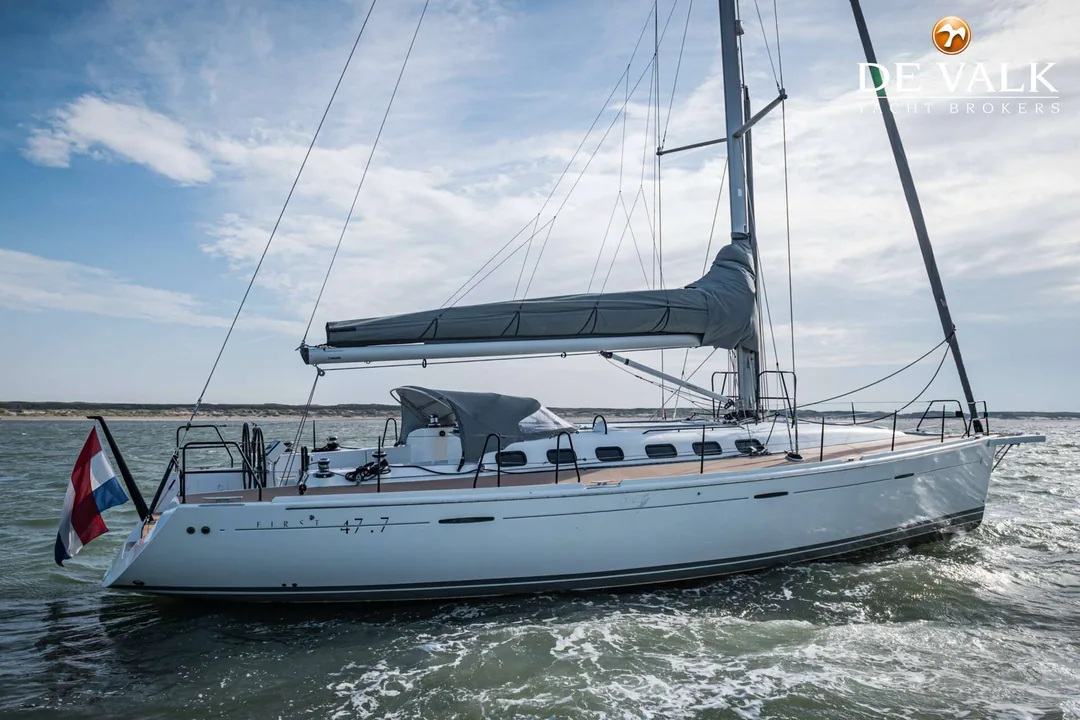 FIRST 47.7 sailing