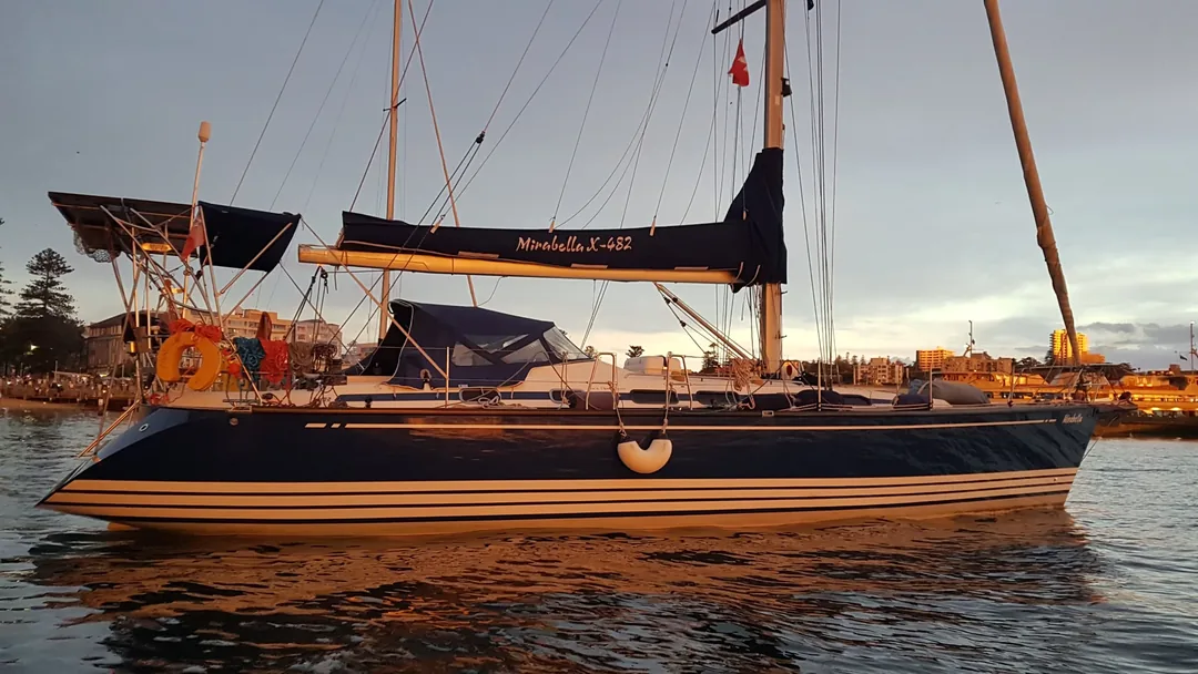 X-482 sailing