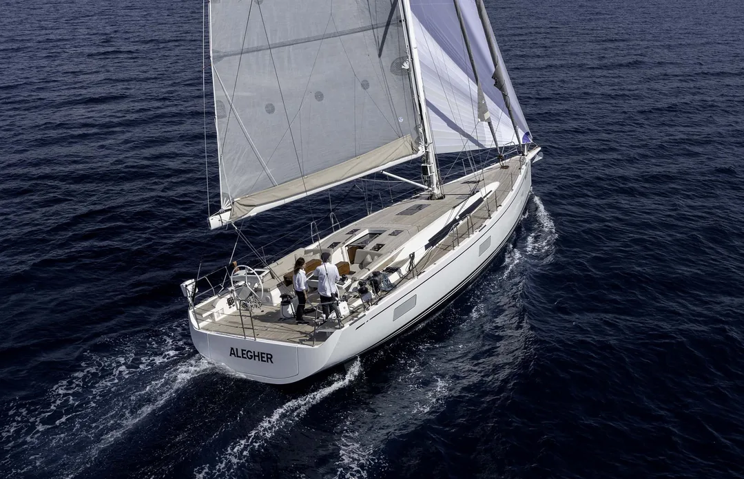 SWAN 55 sailing