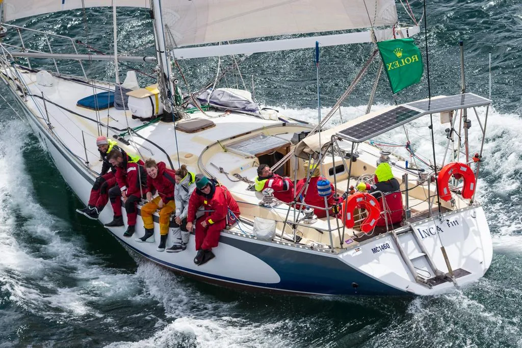 VICKERS 41 sailing