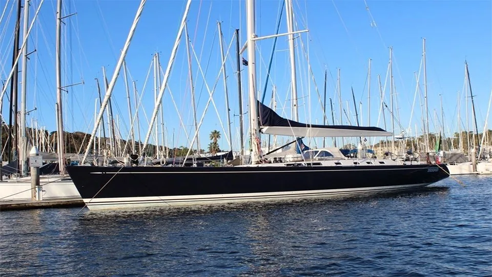 SWAN 75 sailing