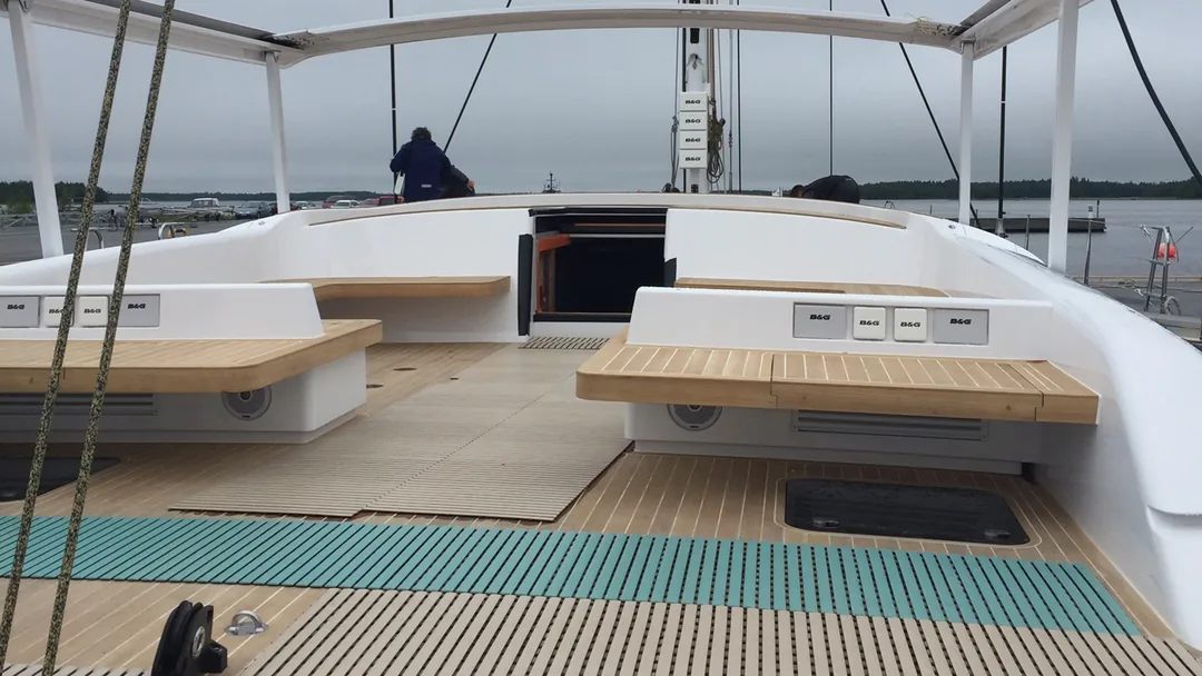 SWAN 115 sailing