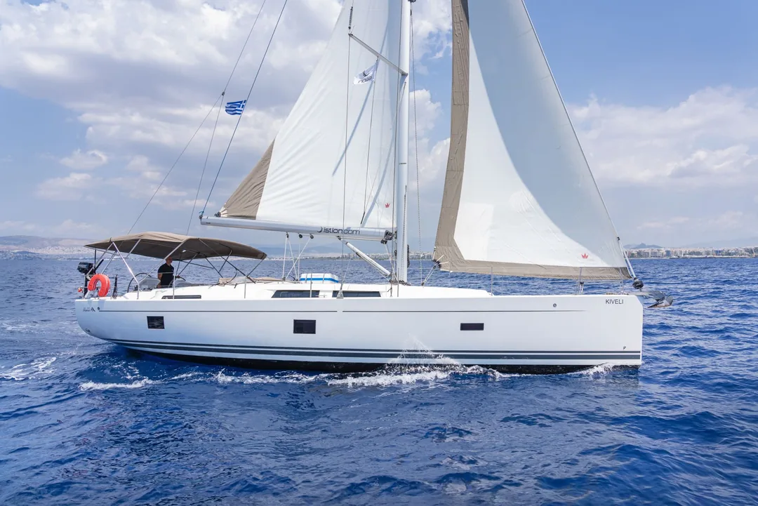 HANSE 458 sailing