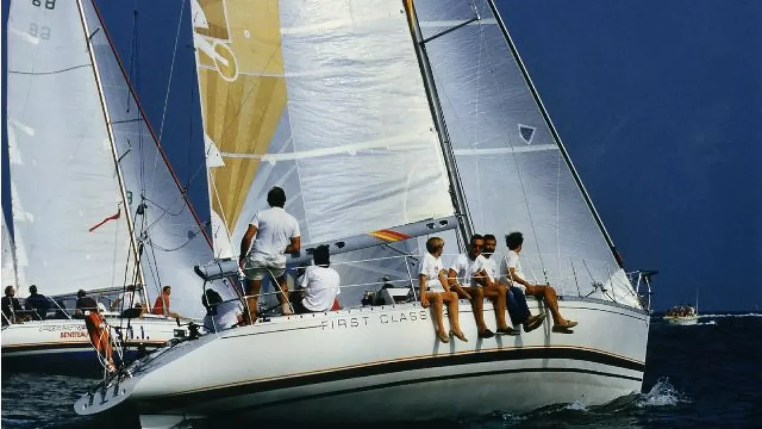 FIRST CLASS 12 sailing