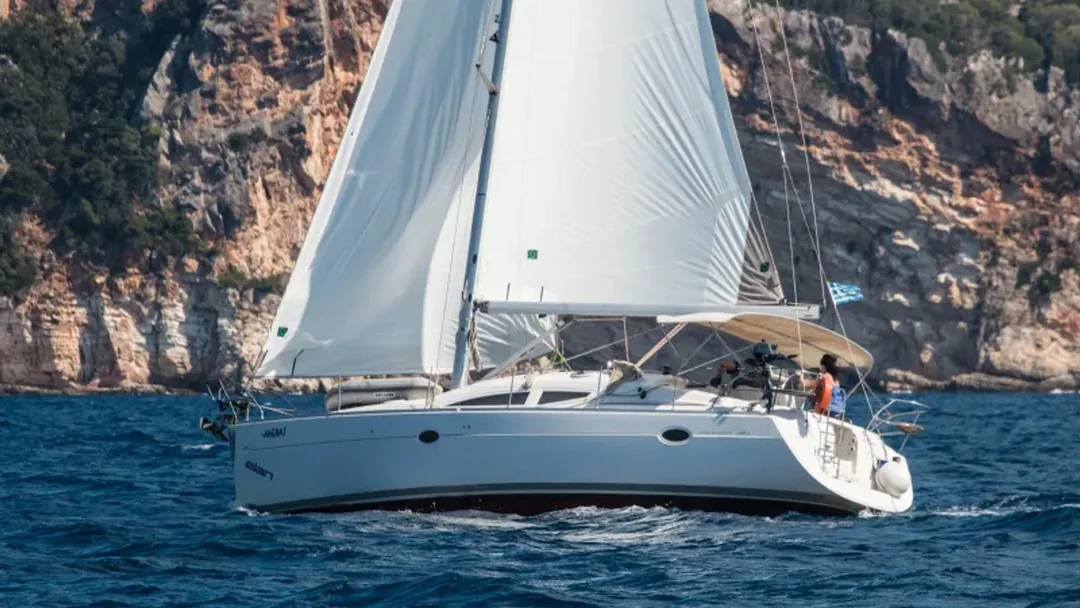 ELAN 384 sailing