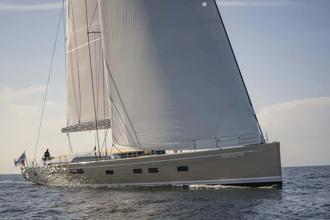 SWAN 78 sailing