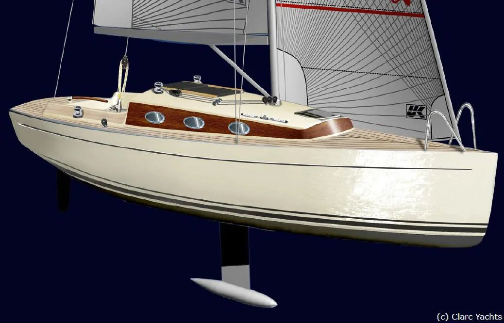CLARC 33 sailing