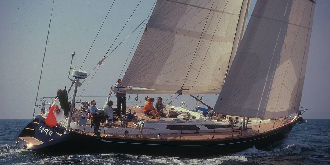 BALTIC 64 sailing