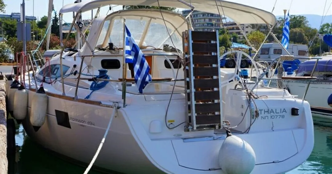 ELAN 394 sailing
