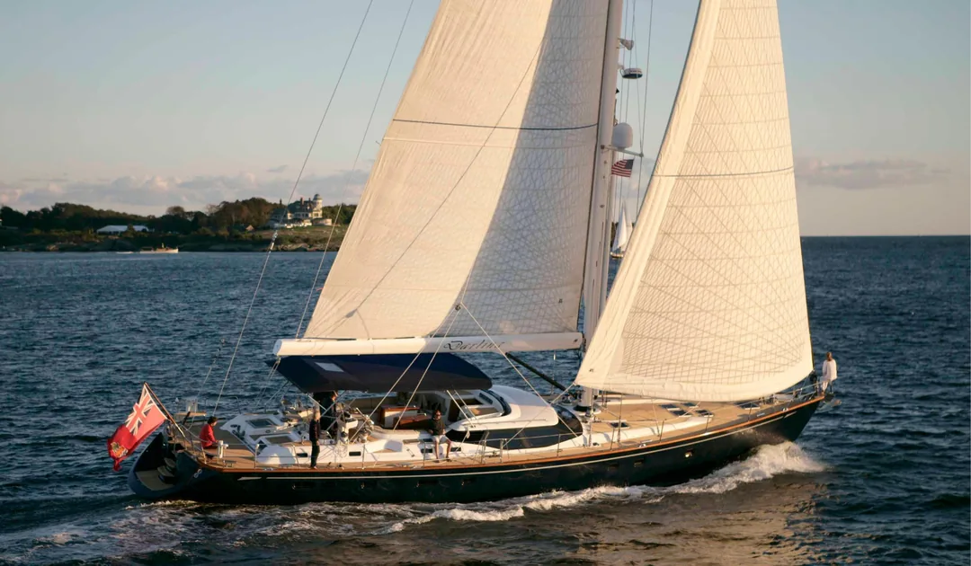 OYSTER 82 sailing