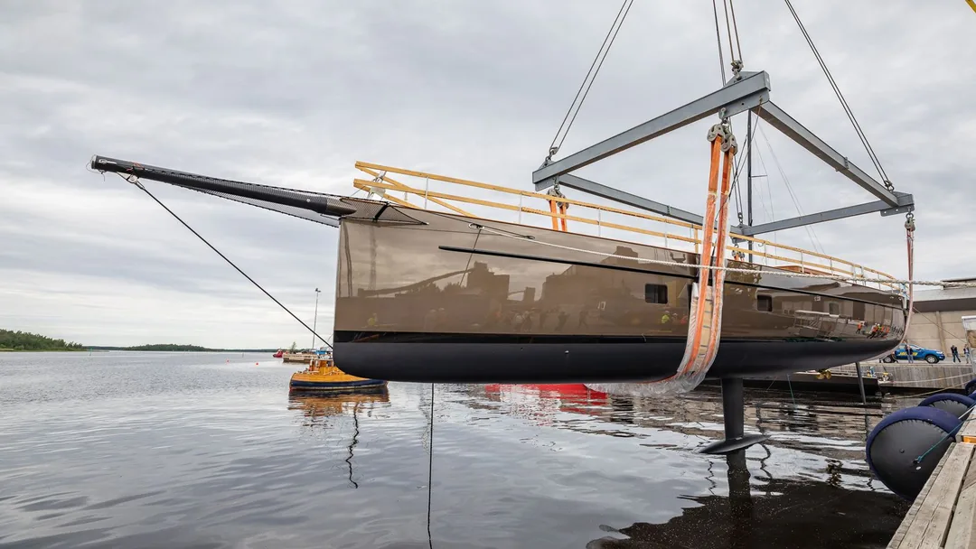 BALTIC 117 sailing