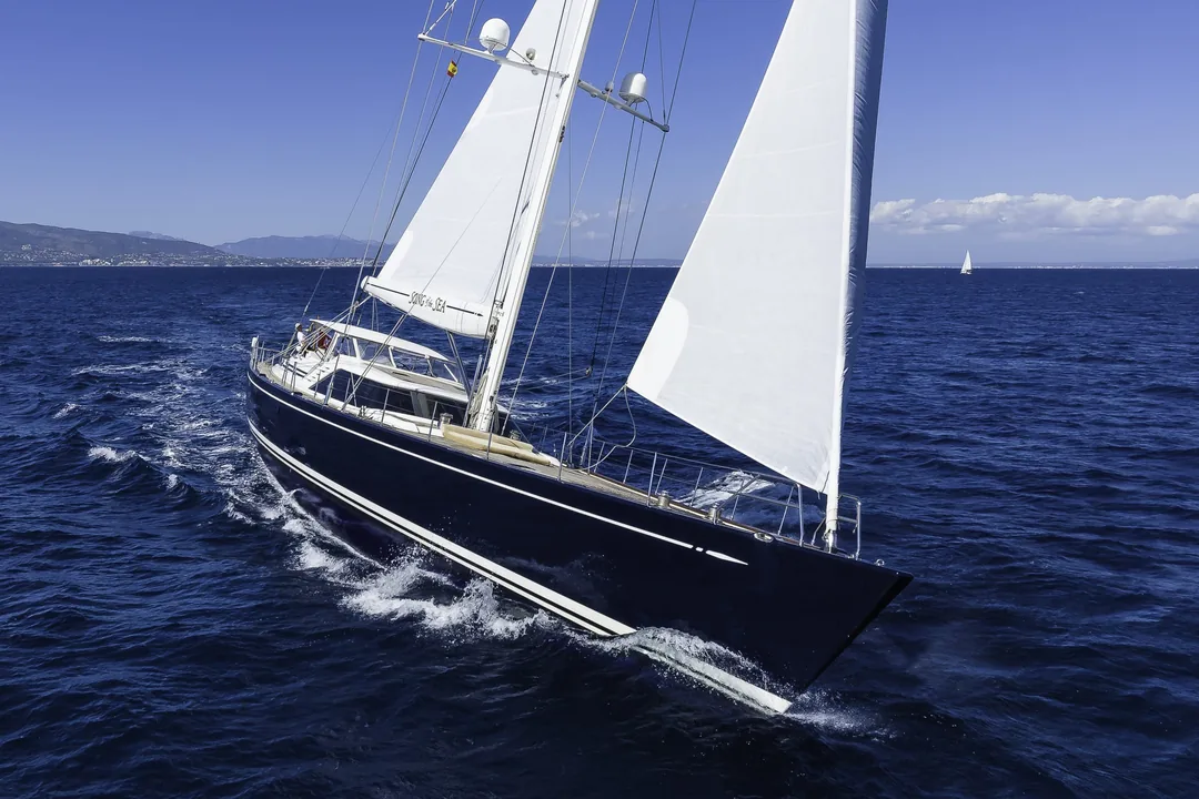 SWAN 112 sailing