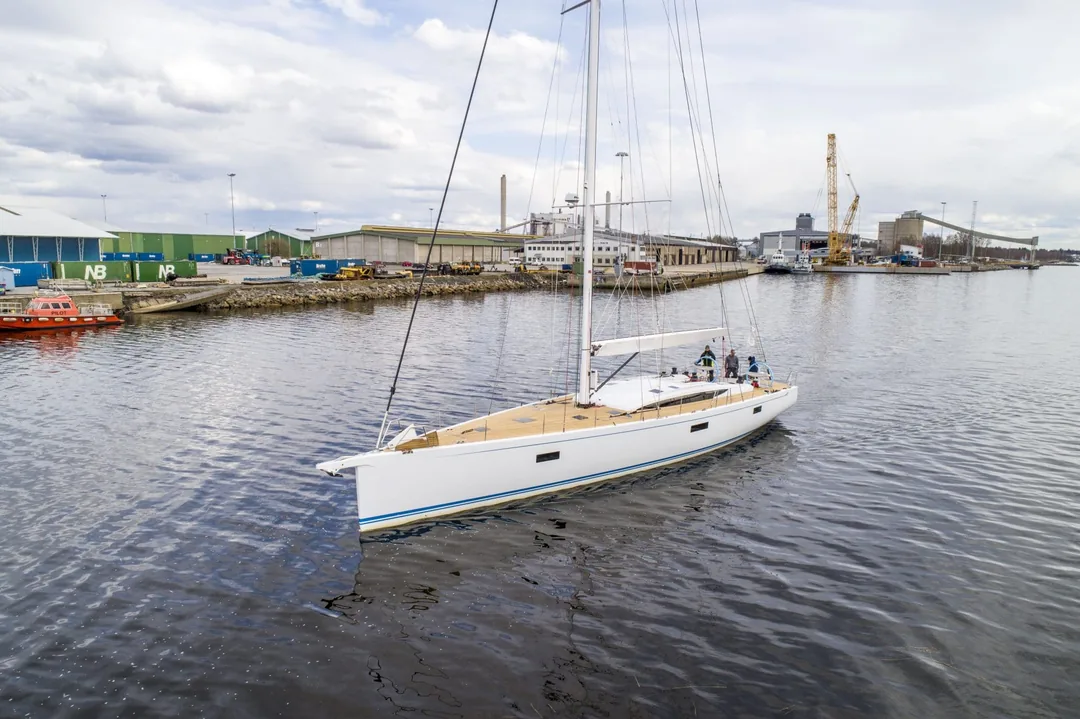 BALTIC 67 sailing