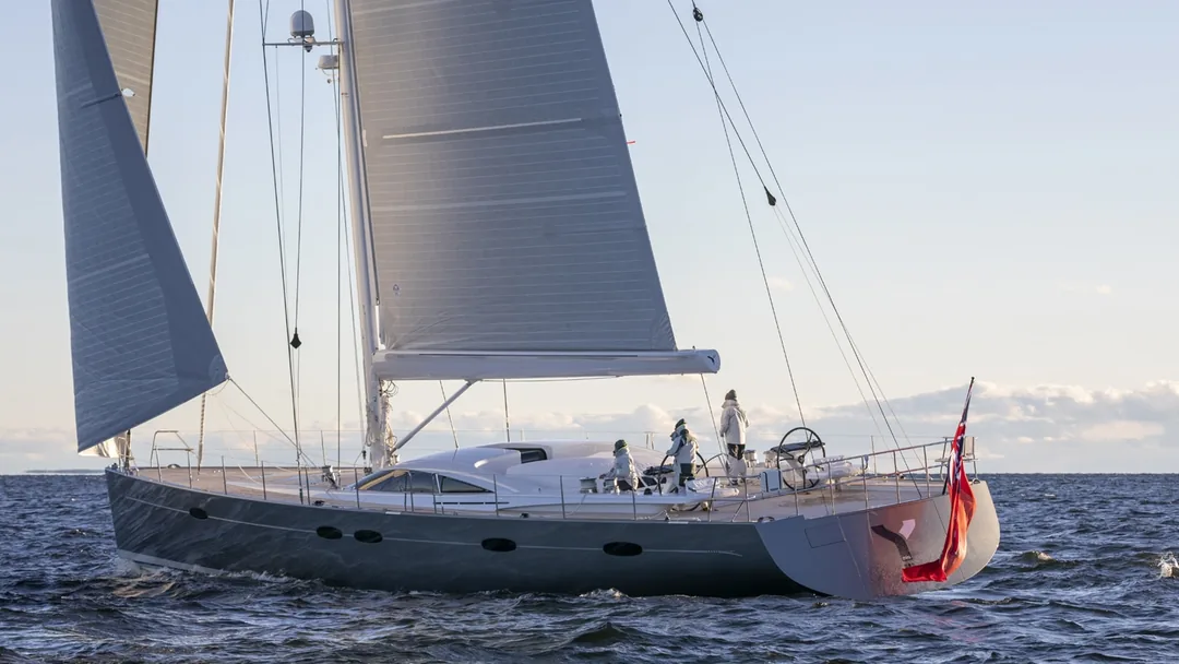 BALTIC 85 sailing
