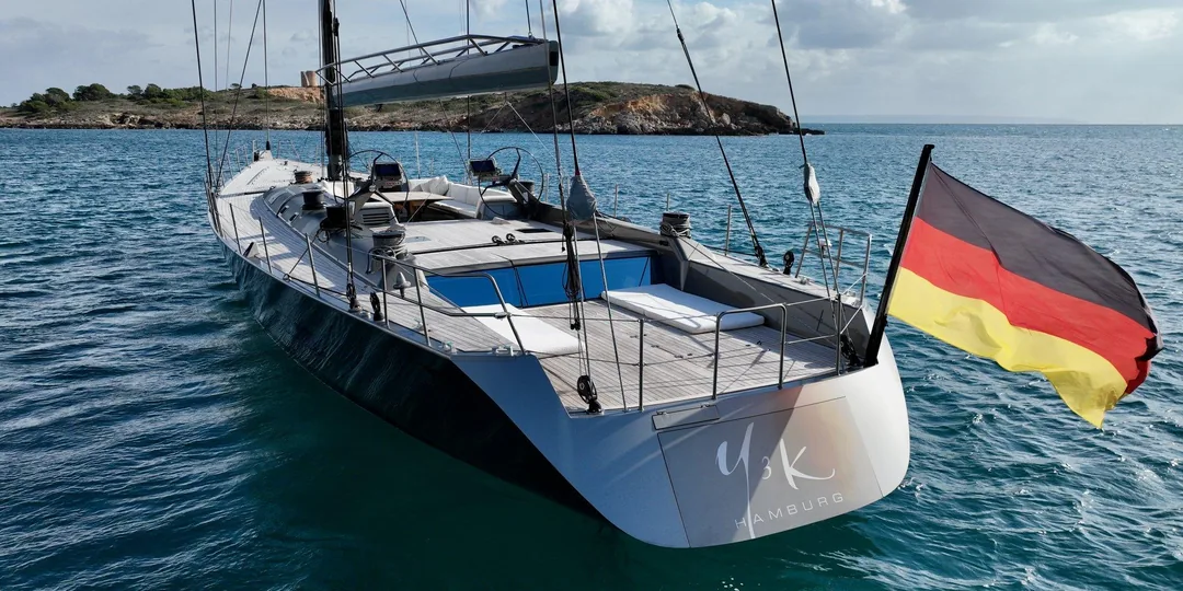 WALLY 100 sailing