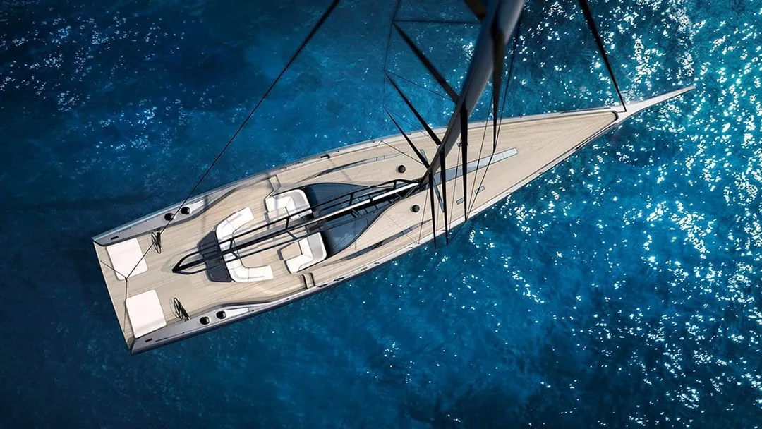 WALLY 101 sailing