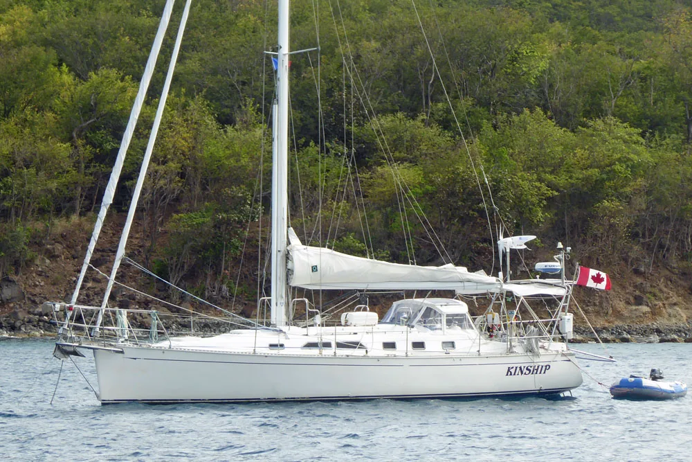 SAGA 43 sailing