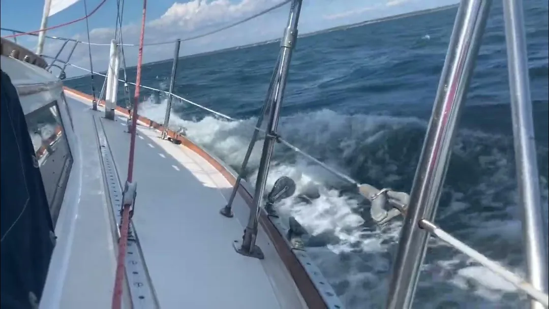 SABRE 34 sailing