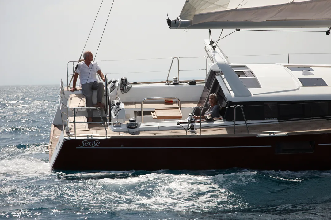 SENSE 43 sailing