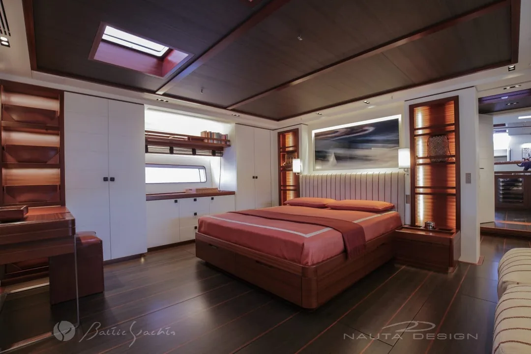 BALTIC 130 sailing