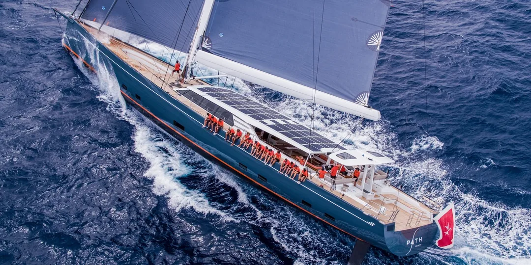 BALTIC 146 sailing