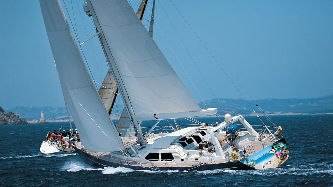 BALTIC 87 sailing
