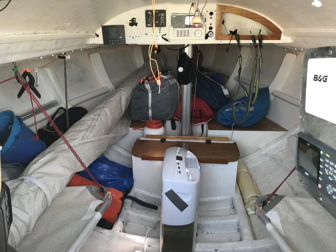 DINGO 650 sailing