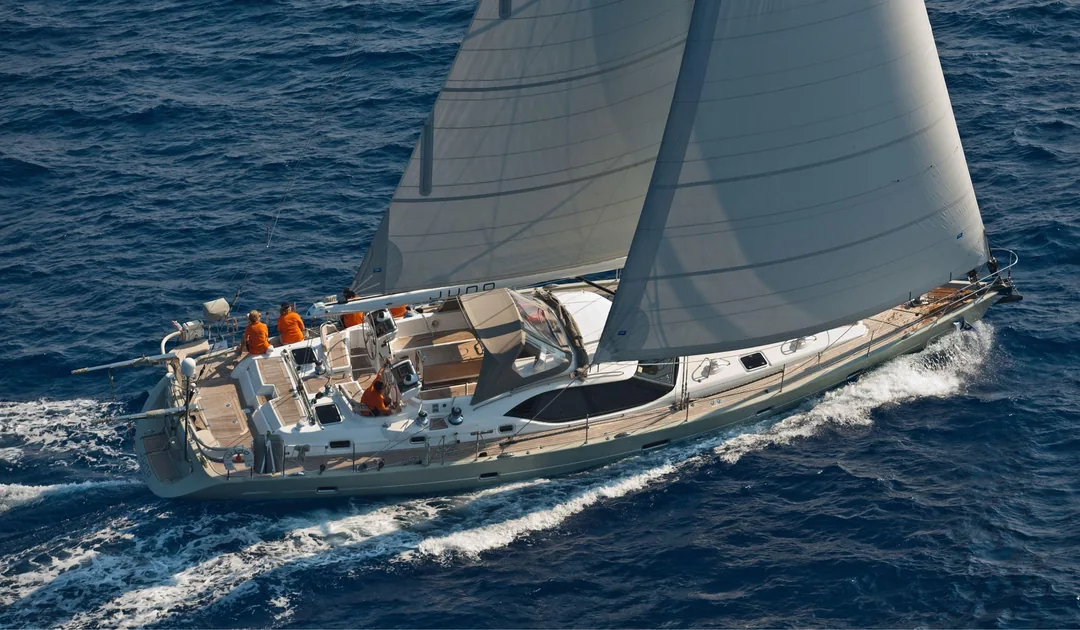 OYSTER 575 sailing